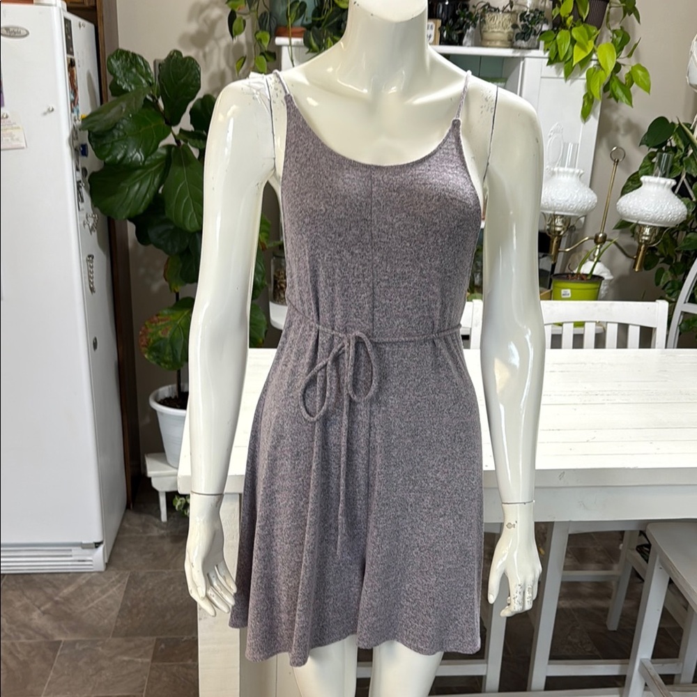 Wilfred free size Sm Purple speckle heathered Sleeveless shorts romper